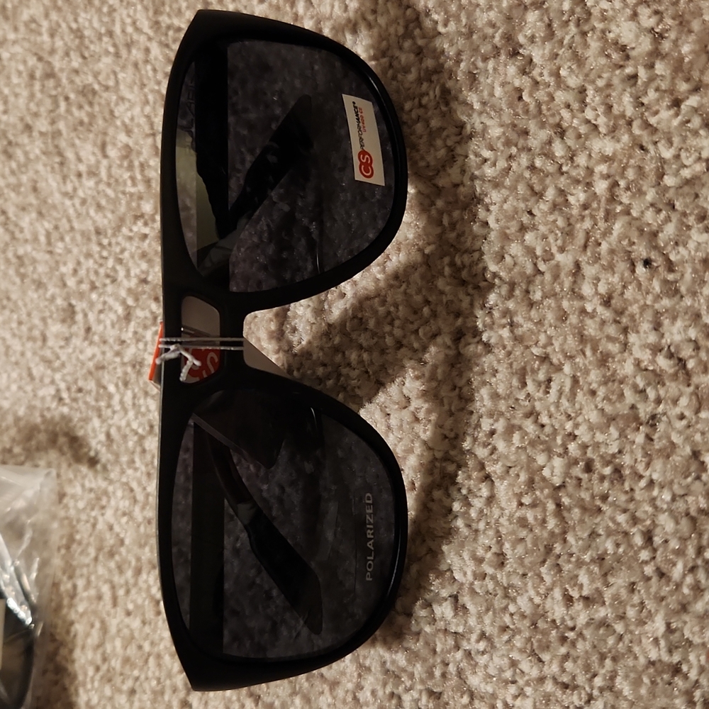 Black Polarized Thick Sunglasses